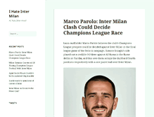 Tablet Screenshot of ihateintermilan.com
